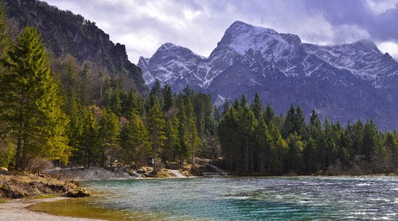 landschaft, berg, österreich