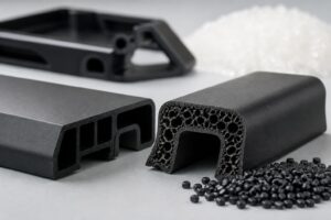 Leichtere Kunststoffteile durch physikalisches Schäumen In der Kunststoffverarbeitung beeinflussen Materialkosten einen erheblichen
