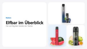 ELFBAR ELFA Pro Kit, ELFBAR 600 und ELFA Kartusche Kiwi Passion Fruit Guava
